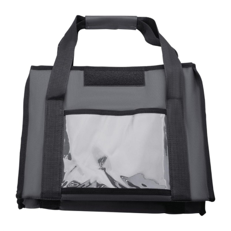 Sac de livraison isotherme pliant Vogue gris 305&nbsp;x&nbsp;380&nbsp;x&nbsp;380&nbsp;mm