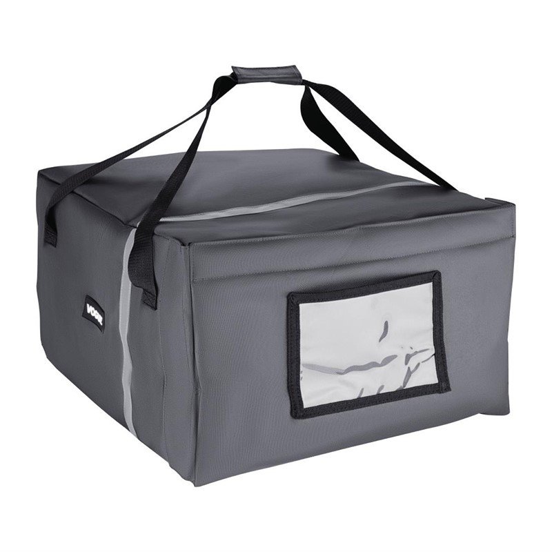 Sac &agrave; pizza isotherme Vogue gris 495&nbsp;x&nbsp;495&nbsp;x&nbsp;320&nbsp;mm