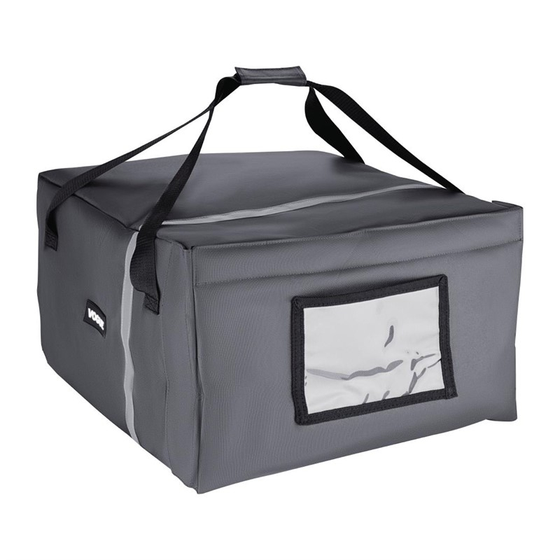Sac &agrave; pizza isotherme Vogue gris 495&nbsp;x&nbsp;495&nbsp;x&nbsp;320&nbsp;mm