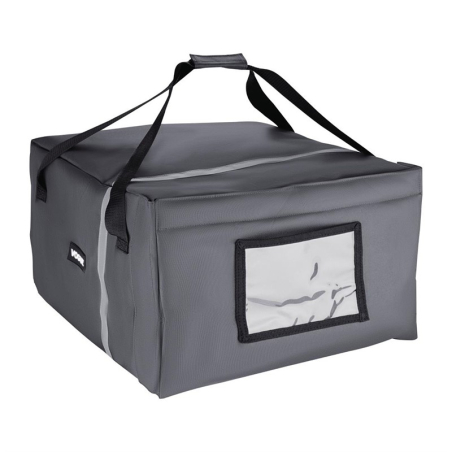 Sac &agrave; pizza isotherme Vogue gris 495&nbsp;x&nbsp;495&nbsp;x&nbsp;320&nbsp;mm