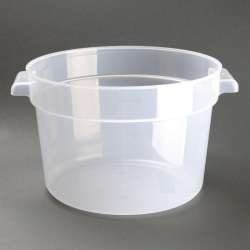 Conteneur alimentaire rond en polypropyl&egrave;ne Vogue 10L