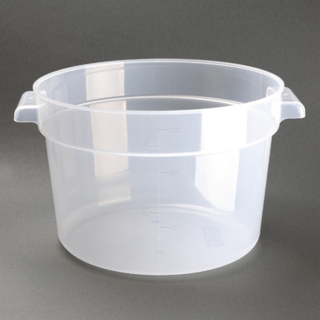 Conteneur alimentaire rond en polypropyl&egrave;ne Vogue 10L