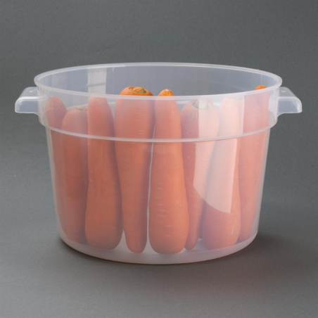 Conteneur alimentaire rond en polypropyl&egrave;ne Vogue 10L