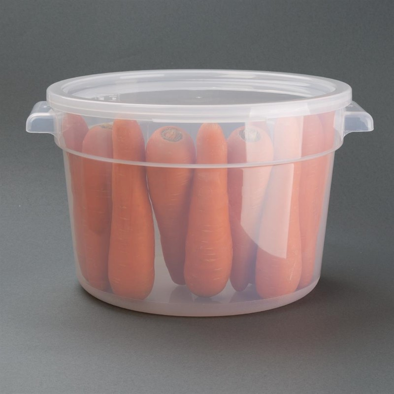 Conteneur alimentaire rond en polypropyl&egrave;ne Vogue 10L