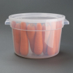 Conteneur alimentaire rond en polypropyl&egrave;ne Vogue 10L