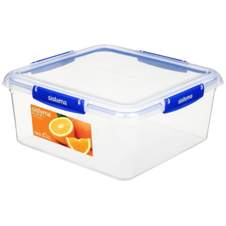 Bo&icirc;te alimentaire carr&eacute;e Sistema Klip It Plus 5,5L