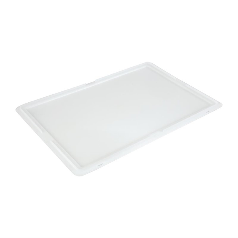 Couvercle pour bo&icirc;te &agrave; p&acirc;te &agrave; pizza en poly&eacute;thyl&egrave;ne Cambro 60x40x2cm