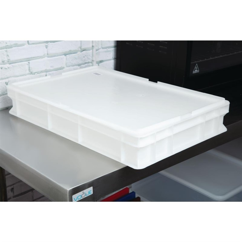 Couvercle pour bo&icirc;te &agrave; p&acirc;te &agrave; pizza en poly&eacute;thyl&egrave;ne Cambro 60x40x2cm