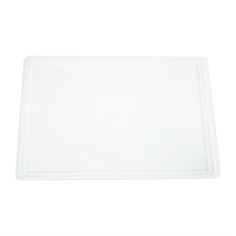 Couvercle pour bo&icirc;te &agrave; p&acirc;te &agrave; pizza en poly&eacute;thyl&egrave;ne Cambro 60x40x2cm
