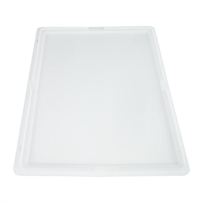 Couvercle pour bo&icirc;te &agrave; p&acirc;te &agrave; pizza en poly&eacute;thyl&egrave;ne Cambro 60x40x2cm