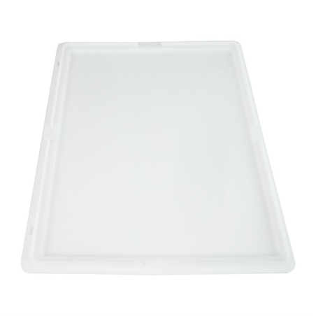 Couvercle pour bo&icirc;te &agrave; p&acirc;te &agrave; pizza en poly&eacute;thyl&egrave;ne Cambro 60x40x2cm