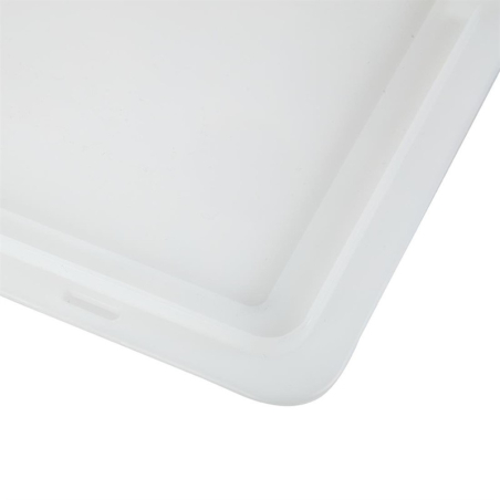 Couvercle pour bo&icirc;te &agrave; p&acirc;te &agrave; pizza en poly&eacute;thyl&egrave;ne Cambro 60x40x2cm