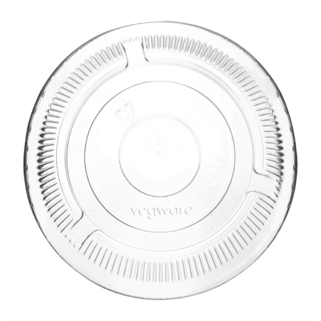 Couvercles Vegware pour les gobelets &agrave; boissons gazeuses compostables de la s&eacute;rie 96 (1000 pi&egrave;ces)