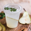 Couvercles Vegware pour les gobelets &agrave; boissons gazeuses compostables de la s&eacute;rie 96 (1000 pi&egrave;ces)
