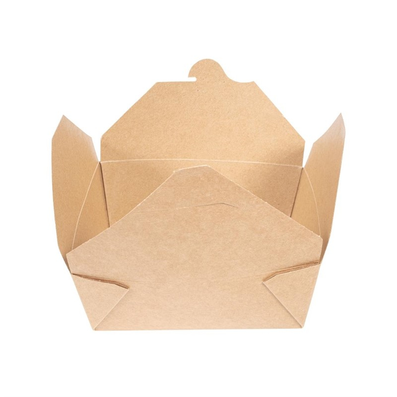 Bo&icirc;tes alimentaires en carton compostable Vegware N&deg;3 1800ml (lot de 180)