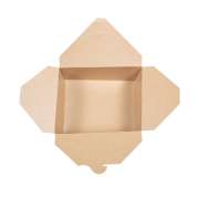 Bo&icirc;tes alimentaires en carton compostable Vegware N&deg;3 1800ml (lot de 180)