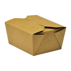 Bo&icirc;tes alimentaires en carton compostable Vegware No.1 700ml (lot de 450)