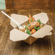 Bo&icirc;tes alimentaires en carton compostable Vegware No.1 700ml (lot de 450)