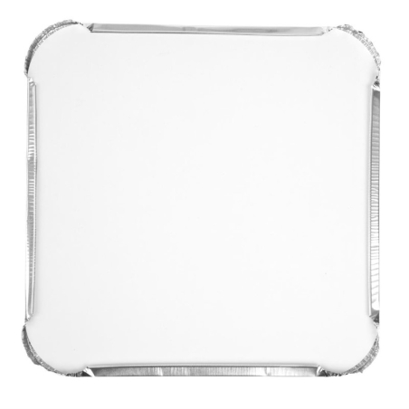 Couvercles en carton pour barquettes profondes et peu profondes en aluminium (lot de 200)