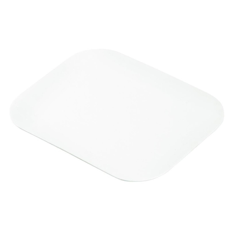 Petits couvercles en carton cir&eacute; pour barquettes aluminium Fiesta Recyclable (lot de 1000)