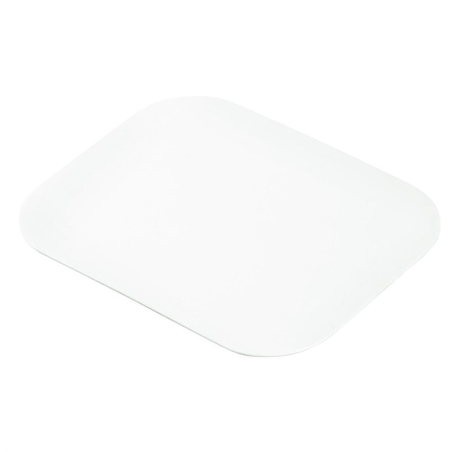 Petits couvercles en carton cir&eacute; pour barquettes aluminium Fiesta Recyclable (lot de 1000)