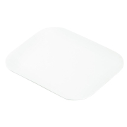 Petits couvercles en carton cir&eacute; pour barquettes aluminium Fiesta Recyclable (lot de 1000)