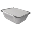 Petits couvercles en carton cir&eacute; pour barquettes aluminium Fiesta Recyclable (lot de 1000)