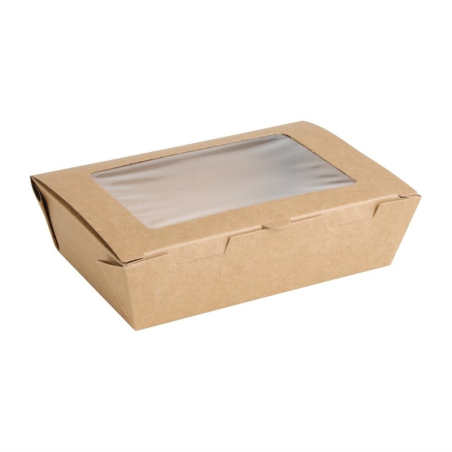 Bo&icirc;tes salade avec fen&ecirc;tre PET Fiesta Recyclable 700ml (lot de 200)