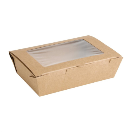 Bo&icirc;tes salade avec fen&ecirc;tre PET Fiesta Recyclable 700ml (lot de 200)