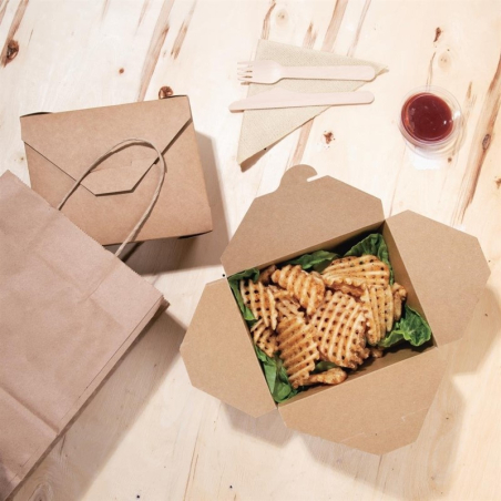 Bo&icirc;tes repas en carton Fiesta Recyclable 152mm (lot de 200)