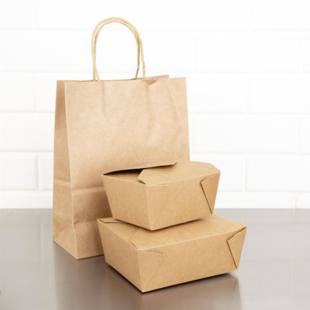 Bo&icirc;tes repas en carton Fiesta Recyclable 112mm (lot de 300)
