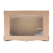 Bo&icirc;tes salade compostables avec fen&ecirc;tre en PLA Fiesta Compostable 1600ml (lot de 200)