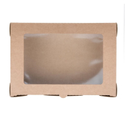 Bo&icirc;tes salade compostables avec fen&ecirc;tre en PLA Fiesta Compostable 1200ml (lot de 200)