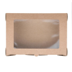 Bo&icirc;tes salade compostables avec fen&ecirc;tre en PLA Fiesta Compostable 1200ml (lot de 200)
