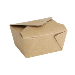 Bo&icirc;tes alimentaires en carton compostables Fiesta Compostable 600ml (lot de 200)