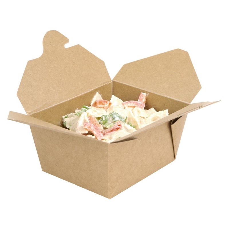 Bo&icirc;tes alimentaires en carton compostables Fiesta Compostable 600ml (lot de 200)
