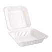 Bo&icirc;tes avec couvercle &agrave; charni&egrave;re compostables en bagasse Fiesta Compostable 236mm (lot de 200)