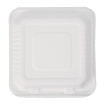 Bo&icirc;tes avec couvercle &agrave; charni&egrave;re compostables en bagasse Fiesta Compostable 223mm (lot de 200)