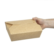 Bo&icirc;tes kraft micro-ondables recyclables Colpac 1950ml (lot de 200)