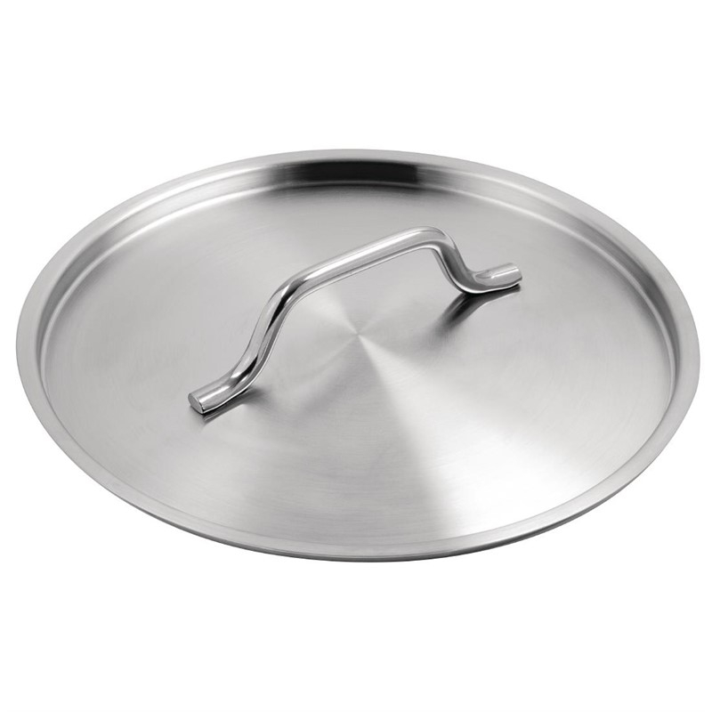Casserole en inox avec couvercle Vogue 5L 