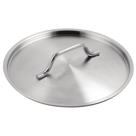 Casserole en inox avec couvercle Vogue 5L 