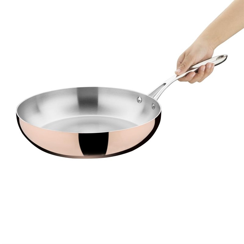 Po&ecirc;le triple paroi cuivre induction Vogue 280x60mm