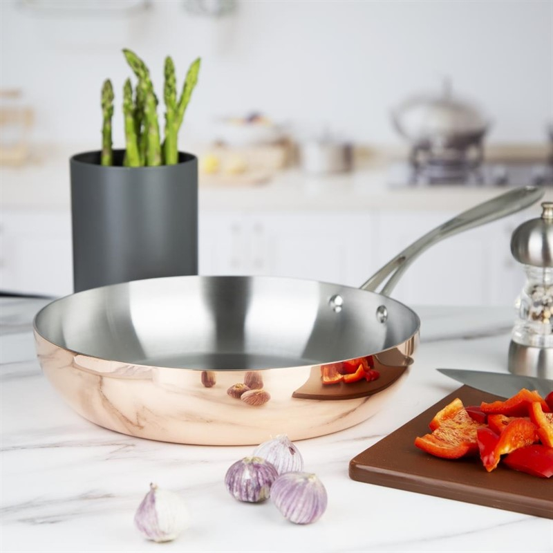 Po&ecirc;le triple paroi cuivre induction Vogue 280x60mm