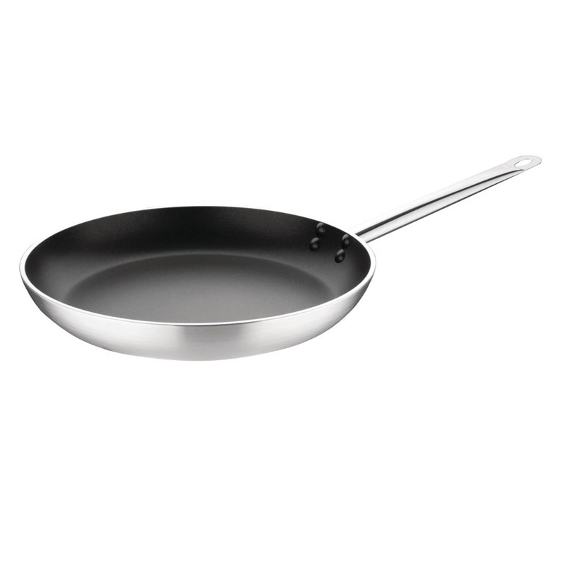 Po&ecirc;le antiadh&eacute;sive induction en aluminium et t&eacute;flon Vogue 360mm
