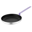 Po&ecirc;le aluminium antiadh&eacute;sive Teflon Platinum Plus Hygiplas avec manche violet 240mm