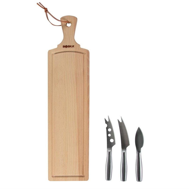 Planche à Fromage Boska Amigo L En Hêtre - Plateau 33 X 44,5 Cm - Neuf Sous Emballage