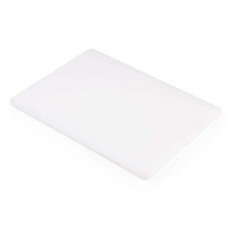 Petite planche &agrave; d&eacute;couper en basse densit&eacute; Hygiplas blanche