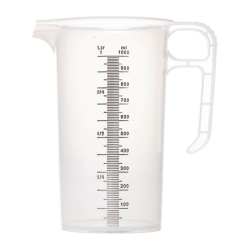 Pichet mesureur en polypropyl&egrave;ne 1L