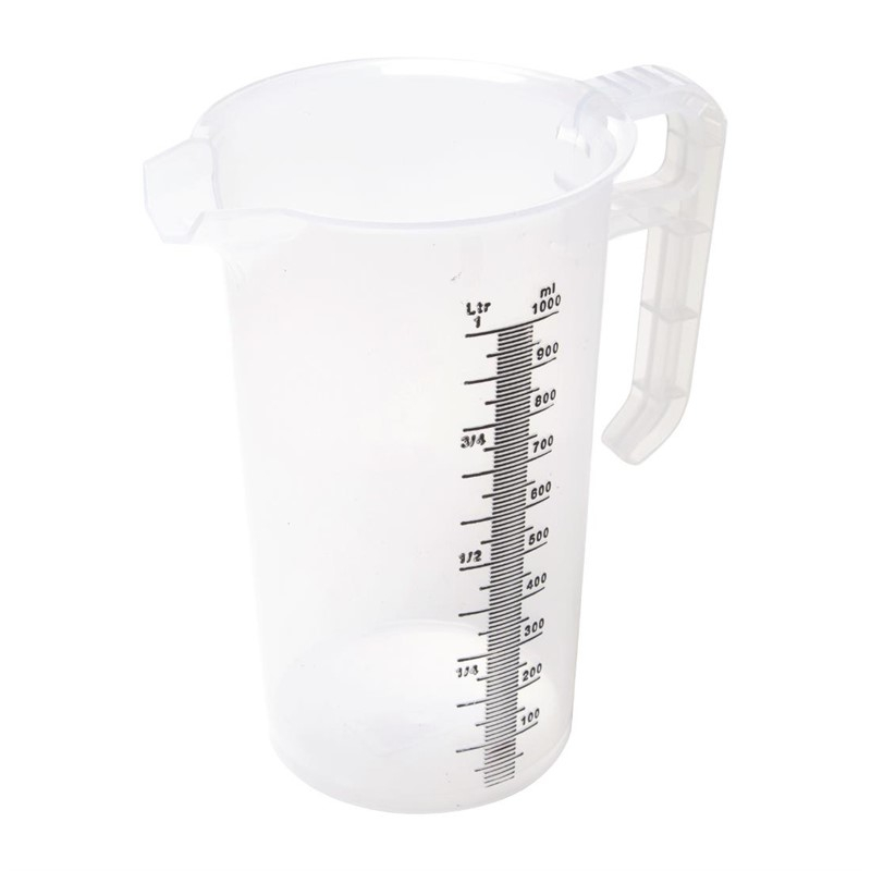 Pichet mesureur en polypropyl&egrave;ne 1L