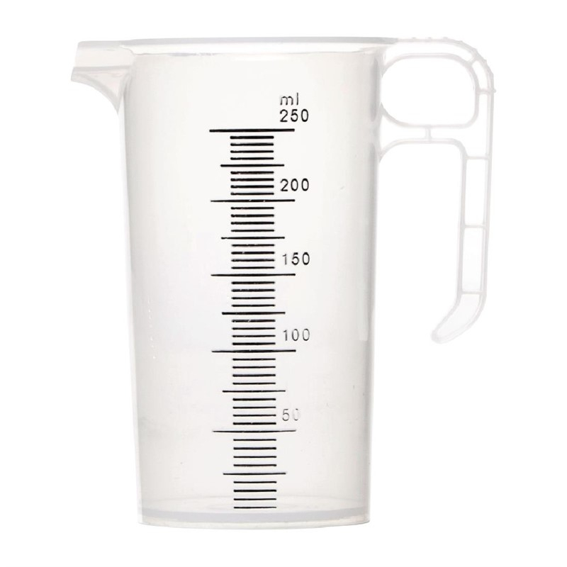 Pichet mesureur en polypropyl&egrave;ne 250ml